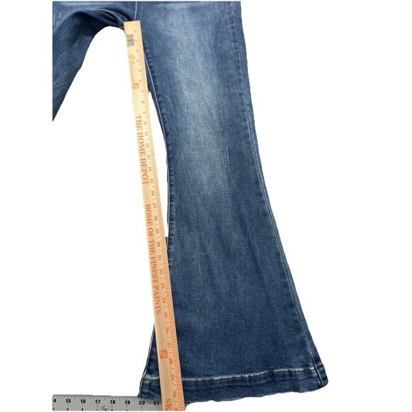 NEW Risen Los Angeles High Waisted Button Fly Flare Jeans Women’s Size 13/31 - Picture 4 of 12